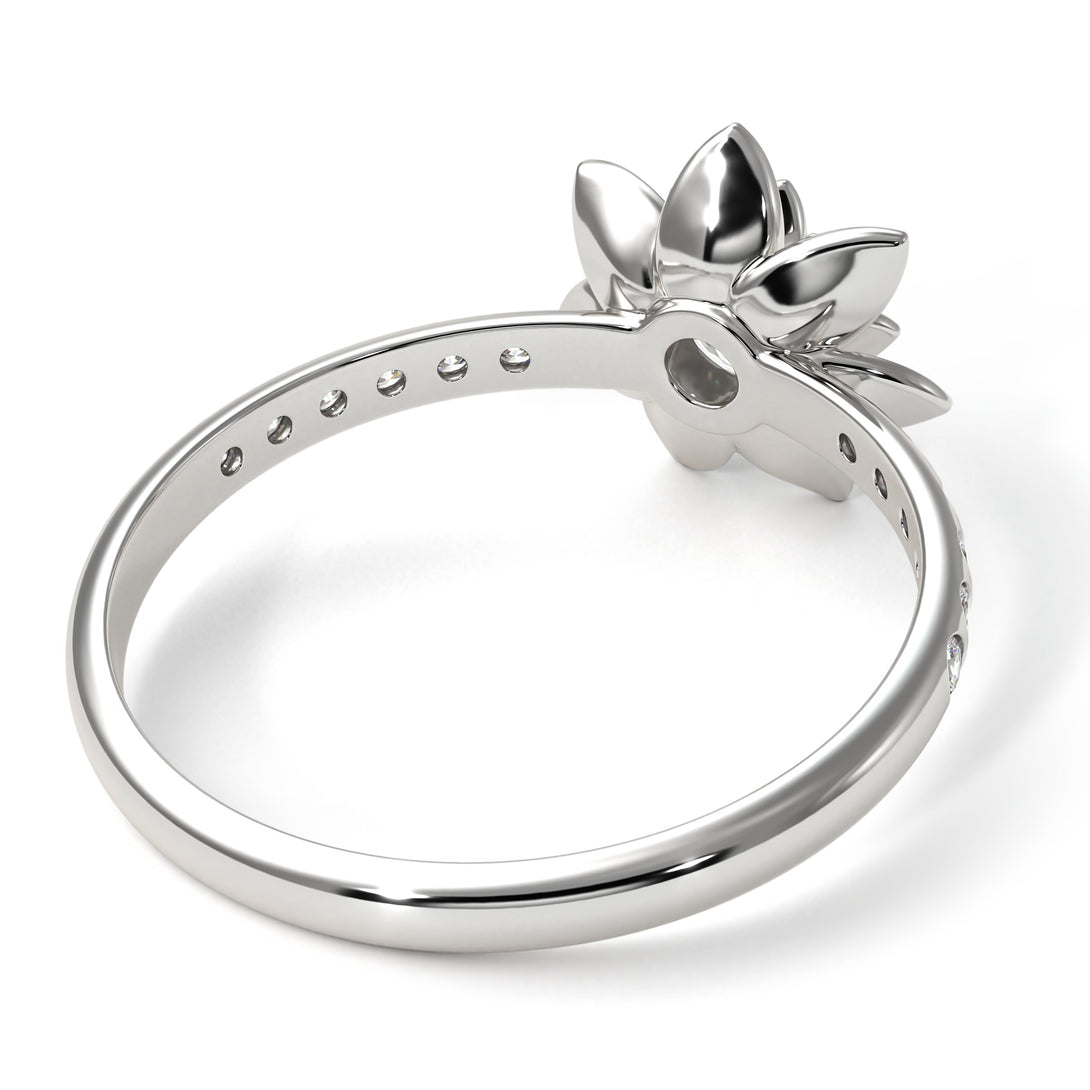 Lotus Flower Diamond ring - Lotus no. 3